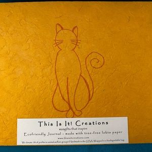 [This Is It] Ecofriendly Kitty Journal